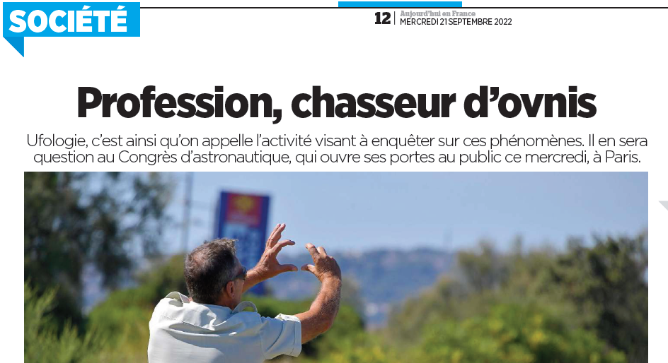 OVNI-Languedoc dans Le Parisien (Aujourd&rsquo;hui en France)